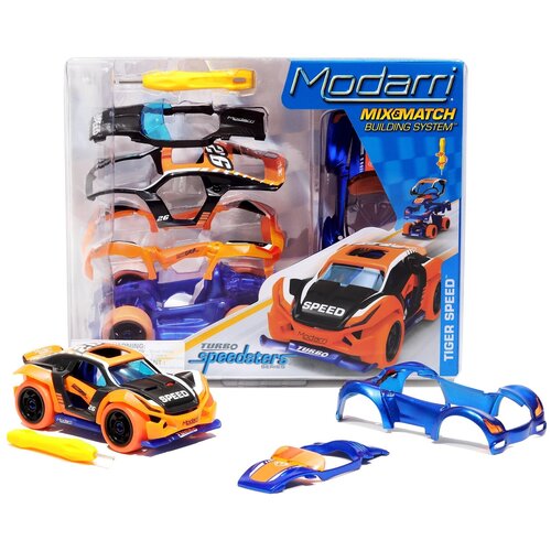 Modarri Turbo Speedster Tiger Speed 1721-01, 1721 дет. modarri игровой набор спасатели 2 в 1