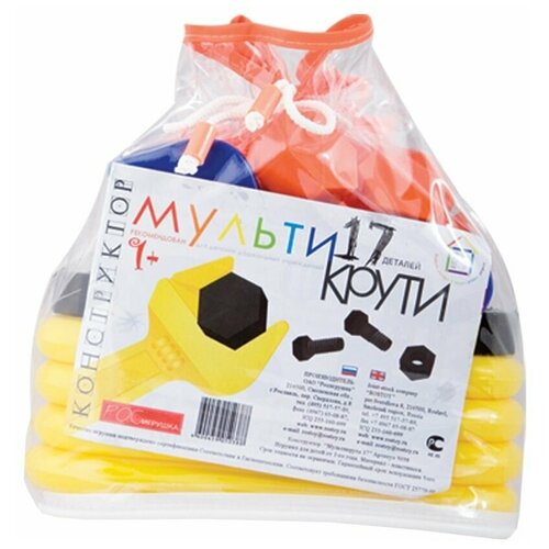 Конструктор Росигрушка Мультикрути 5038-17, 17 дет.