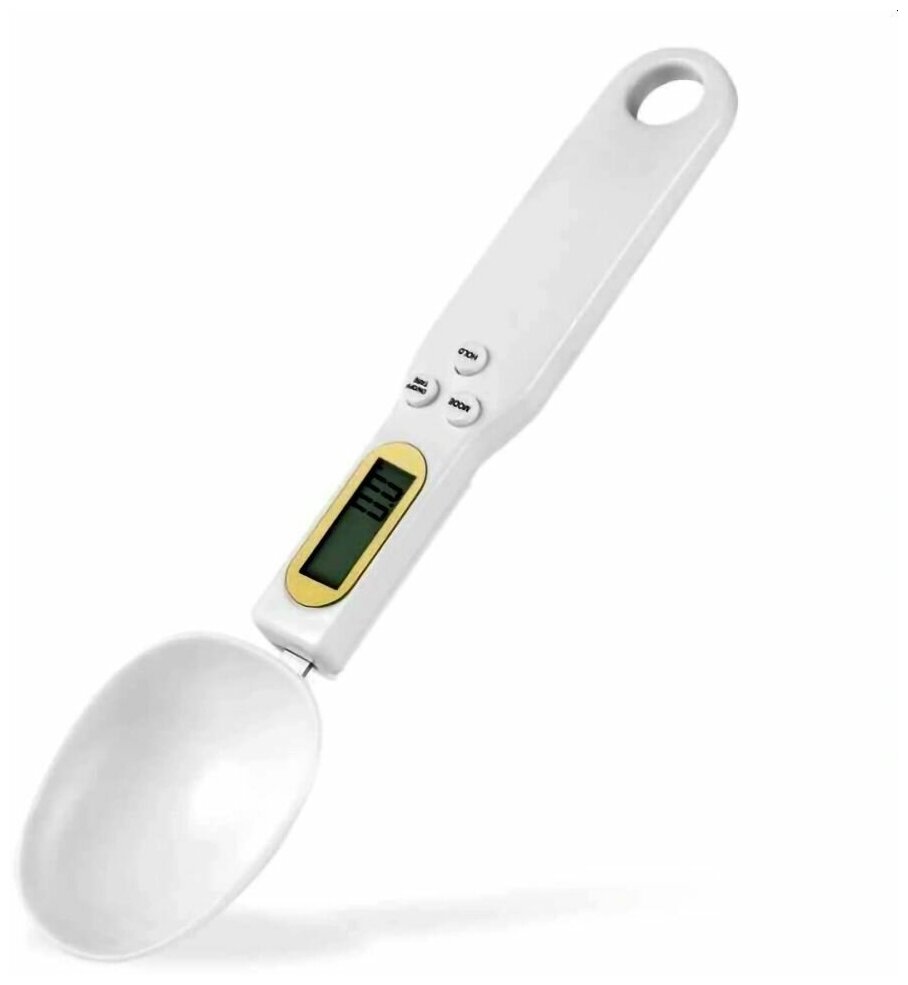 Электронная мерная ложка весы Digital Spoon Scale белые 500 г