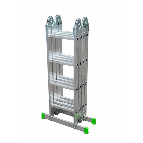 Лестница Трансформер 4 секции 4 ступени (до 150 кг, высота 127/223/456 см) РемоКолор Professional