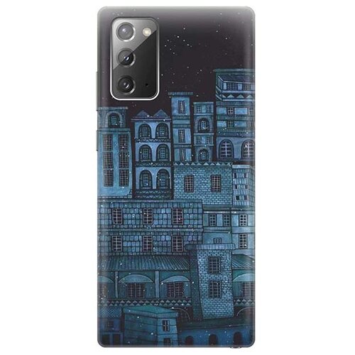 Чехол - накладка ArtColor для Samsung Galaxy Note 20 с принтом Ночь над городом printio чехол для samsung galaxy note ночь над городом