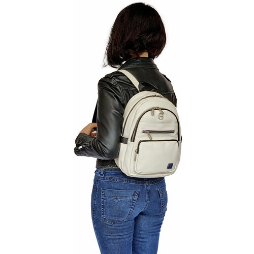 фото Рюкзак женский hedgard 4187 white с двумя отделениями