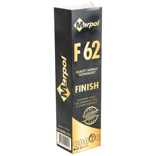 Твердая полировальная паста Marpol F62 для финишной полировки металлов, лакированых поверхностей, дерева и пластика, розовая, 1.3 кг