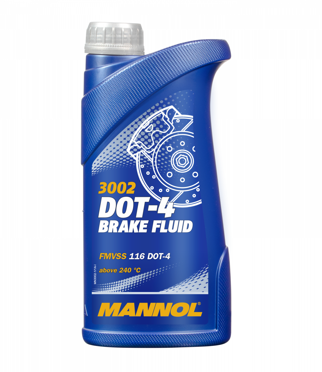 Жидкость тормозная / Mannol DOT-4 (455г.)