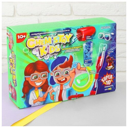 фото Набор для проведения опытов "магические эксперименты" серия chemistry kids chk-01-02 danko toys