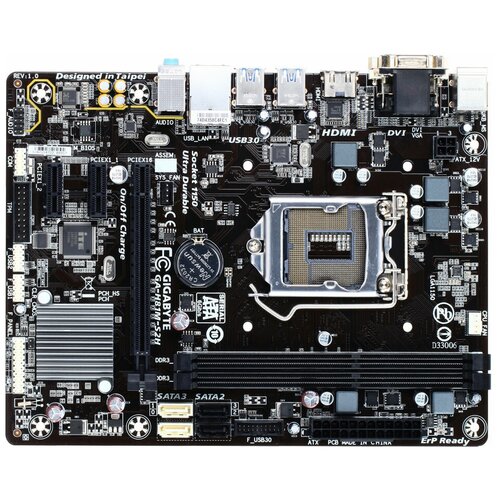 Материнская плата GIGABYTE GA-H81M-S2H