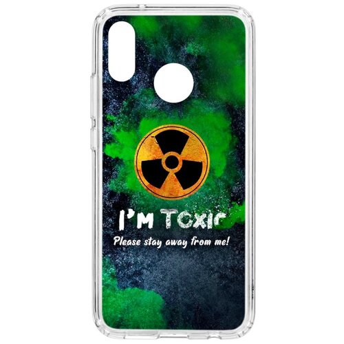 фото Чехол на huawei p20 lite kruche print toxic кruче