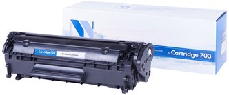 Лазерный картридж NV Print NV-703 для Canon i-SENSYS LBP2900, 2900B, 3000 (совместимый, чёрный, 2000 стр.)