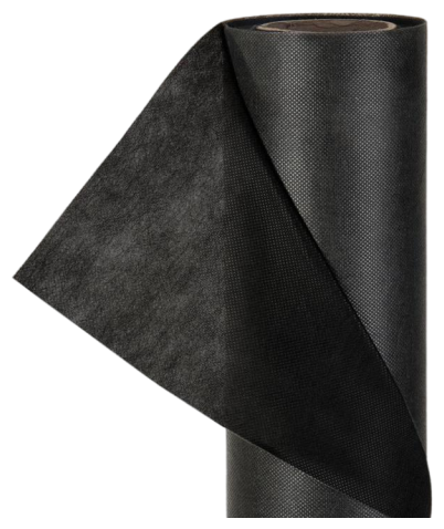 Геотекстиль GEO-150 ГОСТ (УФ 150) 1,6м *5метров. Укрывной материал черный, нетканое полотно, агроткань от сорняков, для дорожек, под клубнику - фотография № 2