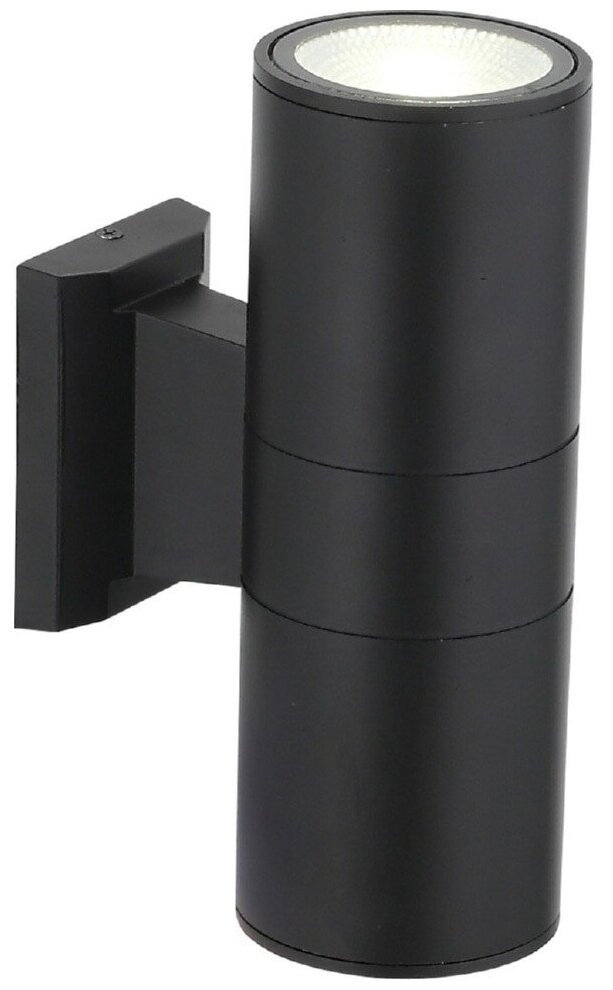 ST Luce Уличный настенный светильник Tubo2 SL074.401.02, 16 Вт, цвет арматуры: черный, цвет плафона черный