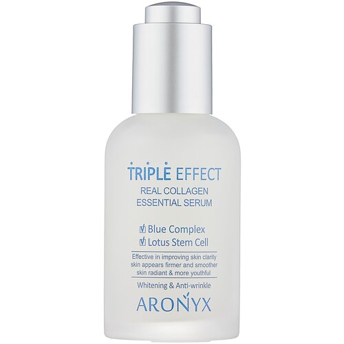 Aronyx Triple Effect Real Collagen Essential Serum Сыворотка для лица с морским коллагеном, 50 мл