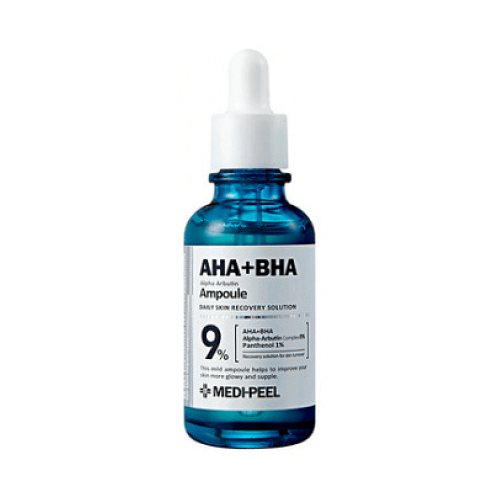 Пилинг-сыворотка с кислотами MEDI-PEEL AHA BHA Alpha Arbutin Ampoule, 30 мл пилинг сыворотка с кислотами medi peel aha bha alpha arbutin ampoule 30 мл