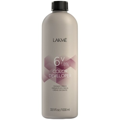 LAKME COLOR DEVELOPER 6V Окислитель универсальный 1,8% 1000мл