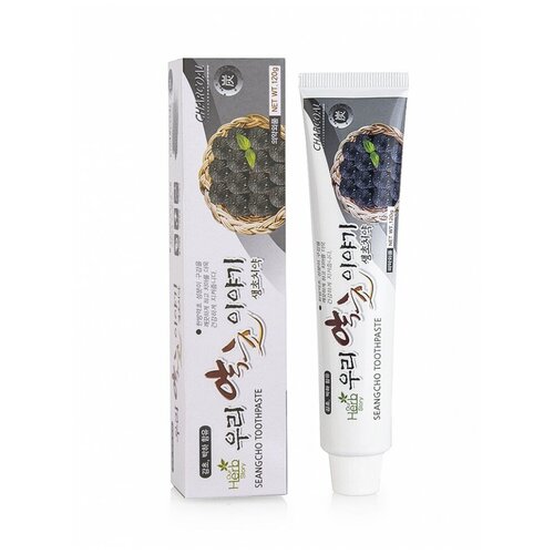 Зубная паста Our herb story Seangcho Charcoal Toothpaste с древесным углем, 120 мл