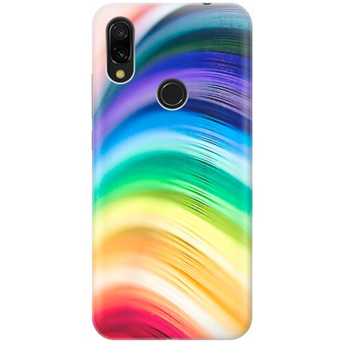 фото Re:pa накладка transparent для xiaomi redmi 7 с принтом "разноцветные нити"