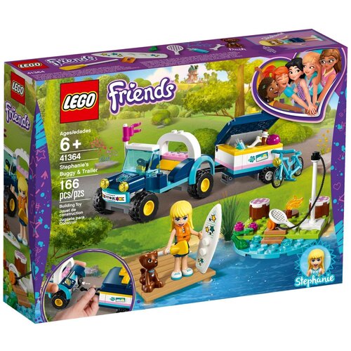 lego friends 41364 багги с прицепом стефани 166 дет LEGO Friends 41364 Багги с прицепом Стефани, 166 дет.