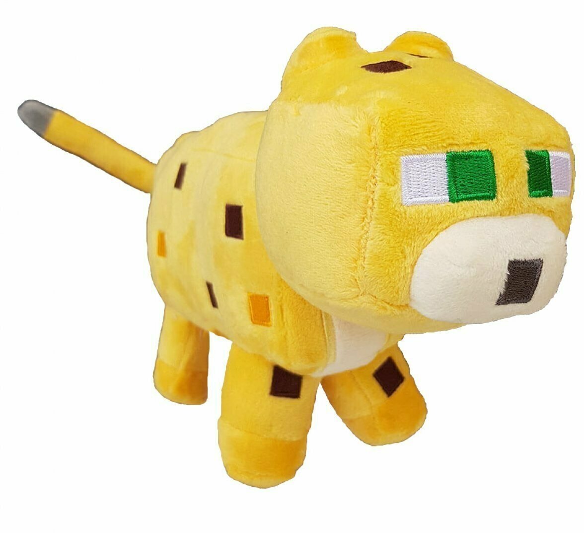 Большая плюшевая игрушка "Оцелот" Майнкрафт Ocelot 24 см
