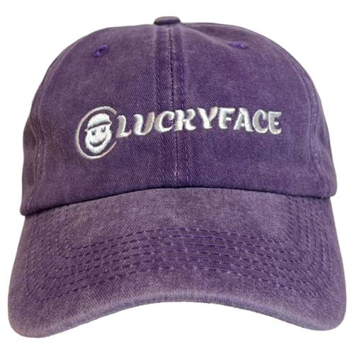 фото Бейсболка luckyface унисекс фиолетовая, бег, спорт, йога, фитнес, рыбалка