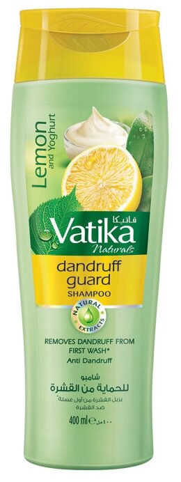 Vatika шампунь Lemon & Yoghurt Dandruff guard, 400 мл