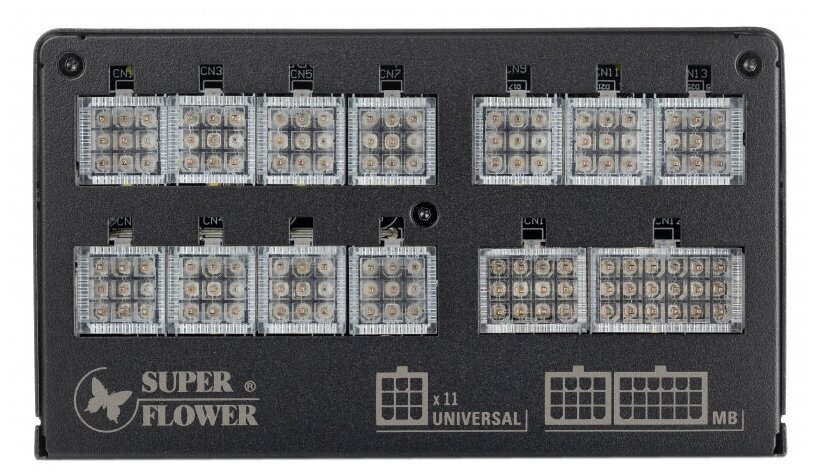 Блок питания 1.2кВт ATX Super Flower Power Supply Leadex Platinum, 135 мм, 80 Plus Platinum (SF-1200F14MP)