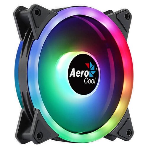 Вентилятор для корпуса AeroCool Duo 12, черный/ARGB комплект вентиляторов для корпуса aerocool astro 12 pro черный argb