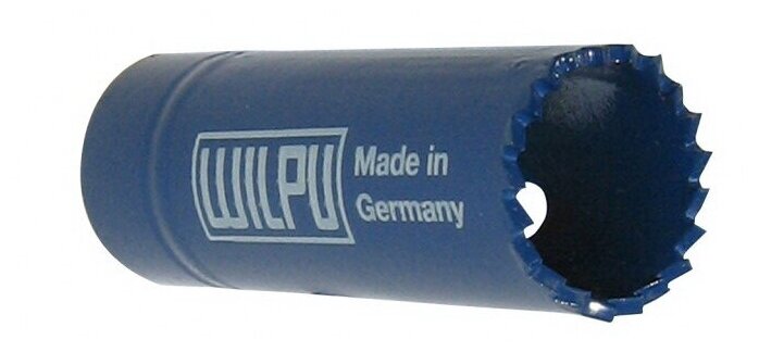 Коронка биметаллическая WILPU 31/16 мм (мелкий зуб) по металлу HSS Bi-metall Cobalt, арт.3101600101