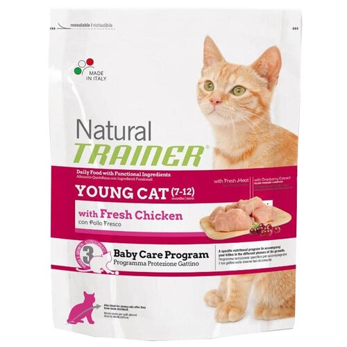 Сухой корм для кошек Trainer Natural Young Cat для молодых кошек от 7 до 12 месяцев 1,5 кг