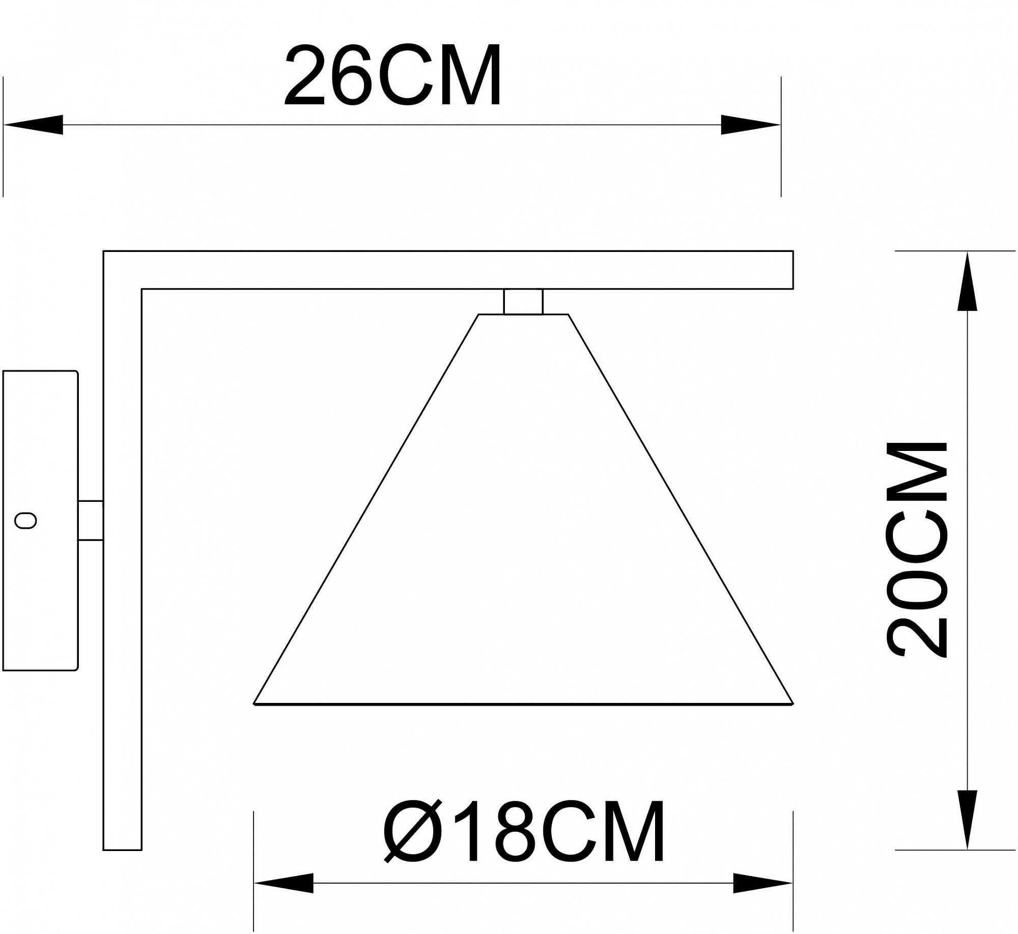 Бра Arte Lamp DAVID A7033AP-1BK - фотография № 4