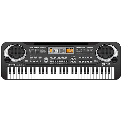 Синтезатор «Клавишник», с микрофоном, 61 клавиша, от сети