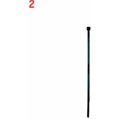 Стяжка кабельная 7TCA300060R0001 140х2,5 мм нейлонoвая черная (100 шт.) (2 шт.)