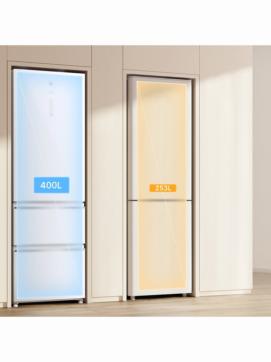 Умный холодильник Xiaomi Mijia Refrigerator Italian Style 400L (BCD-400WGSA) - фотография № 7