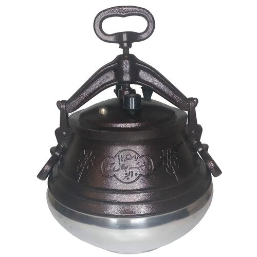 Афганский казан 10л, с плоским дном, полированный, высота 41см