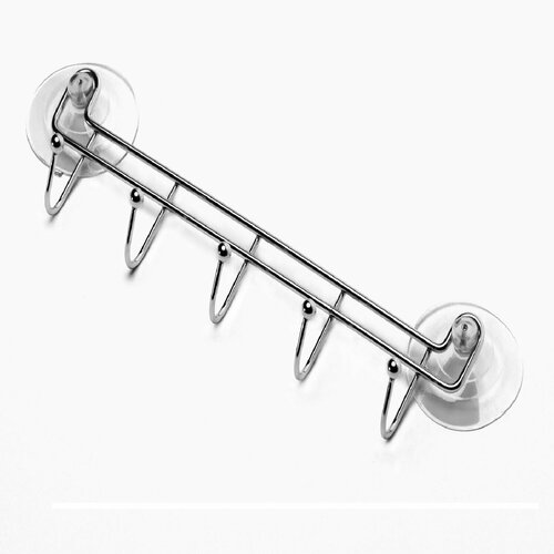 Вешалка Vanstore на присосках 5 крючков с 5-ю крючками NEO 1349₽