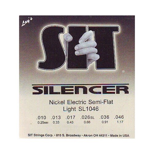 SIT SL1046 SILENCERS Light струны для электрогитары (10-13-17-26-36-46) легкого натяжения