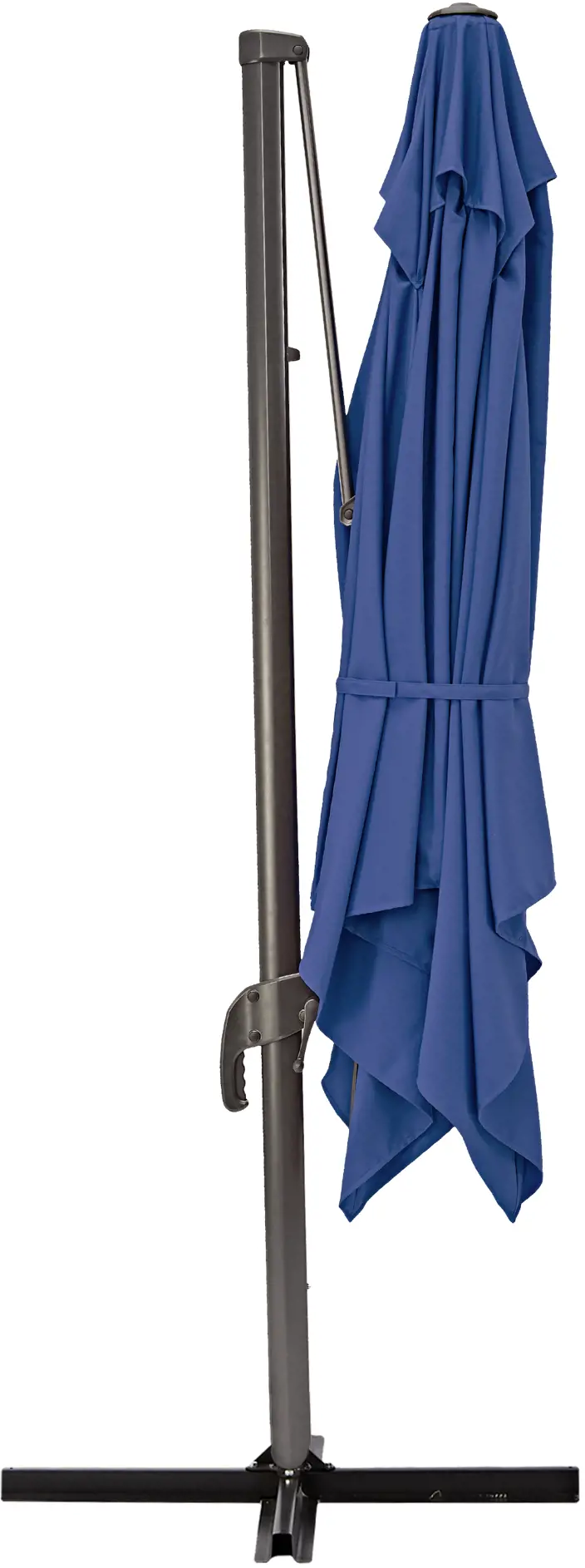 Зонт садовый Naterial Aura 290x290 см цвет голубой с боковой/передвижной стойкой - фотография № 5