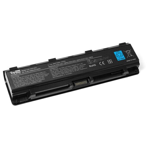 фото Аккумулятор для ноутбука toshiba c40, c45, c50, satellite c50t, c70, pro c70, c75 series. 10.8v 4400mah pa5109u-1brs, pa5023u topon