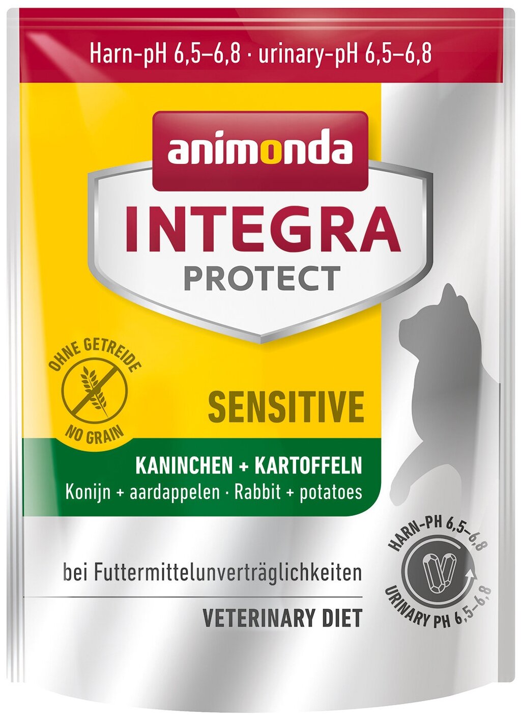 Уценка. Срок 24.11.2022.Сухой корм для кошек Animonda Integra Protect, с кроликом, с картофелем, при аллергии, при проблемах с ЖКТ 300 г