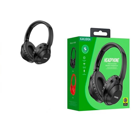 Беспроводные Наушники Wireless Headphone / Полноразмерные наушники / Черный