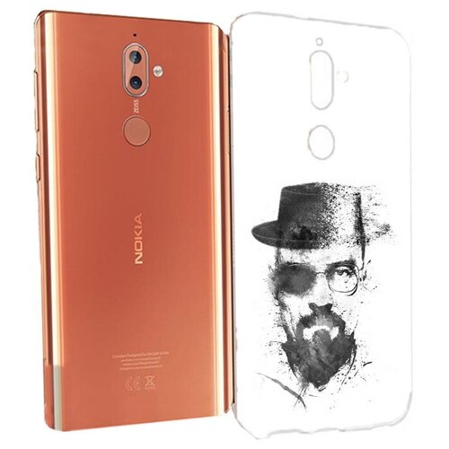 чехол mypads загадочный человек для asus zenfone 9 ai2202 задняя панель накладка бампер Чехол задняя-панель-накладка-бампер MyPads загадочный человек для Nokia 9 противоударный