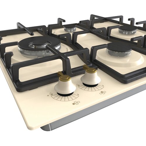 Газовая варочная поверхность Gorenje GW6D42CLI слоновая кость 33797₽