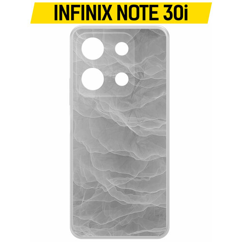 Чехол-накладка Krutoff Clear Case Абстракт туман для INFINIX Note 30i чехол накладка krutoff soft case туман для infinix note 30i черный