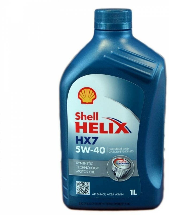 Масло моторное SHELL Helix HX7 5W40 1л