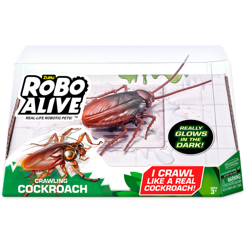 игрушка zuru robo alive таракан 7152 Интерактивная игрушка ZURU Robo Alive Таракан 7152