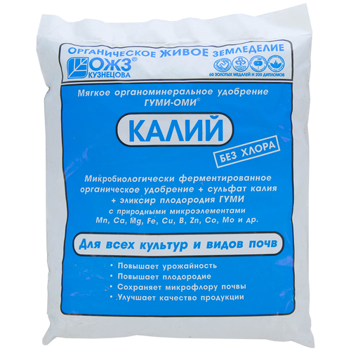 Удобрение БашИнком Гуми-Оми калий, 0.5 л, 0.5 кг, 1 уп.