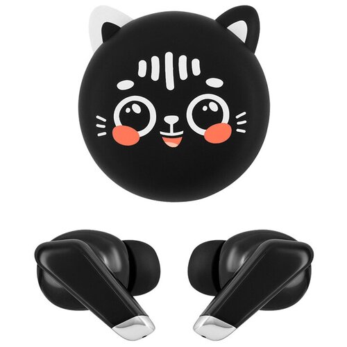 Наушники TWS HARPER KIDS HB-531 черный кейс стилизован под котика 257800₽