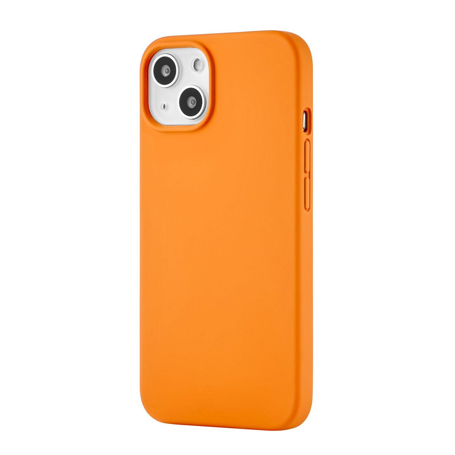 Чехол uBear Touch Сase (Liquid silicone) для iPhone 13, оранжевый