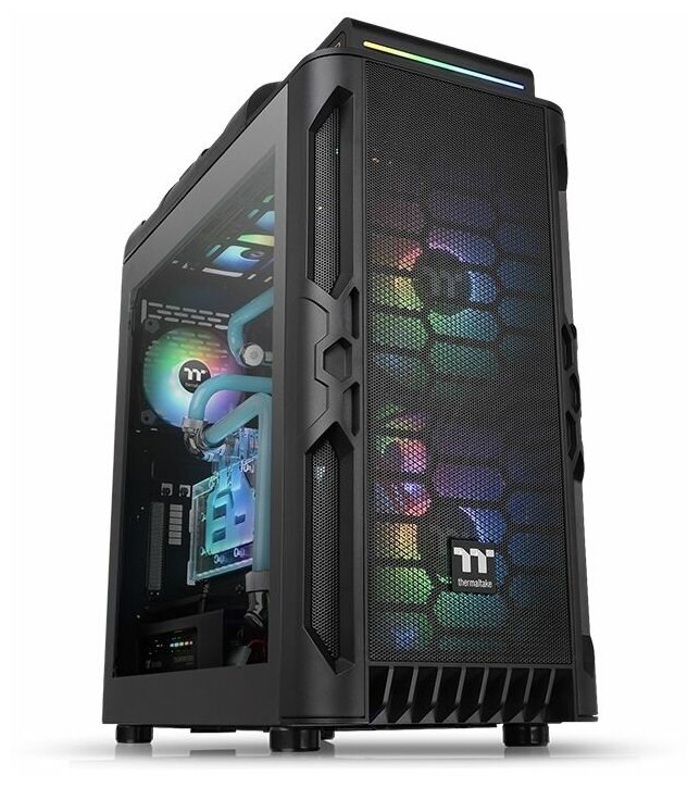 Корпус ATX Thermaltake Level 20 RS, Midi-Tower, без БП, черный [ca-1p8-00m1wn-00]