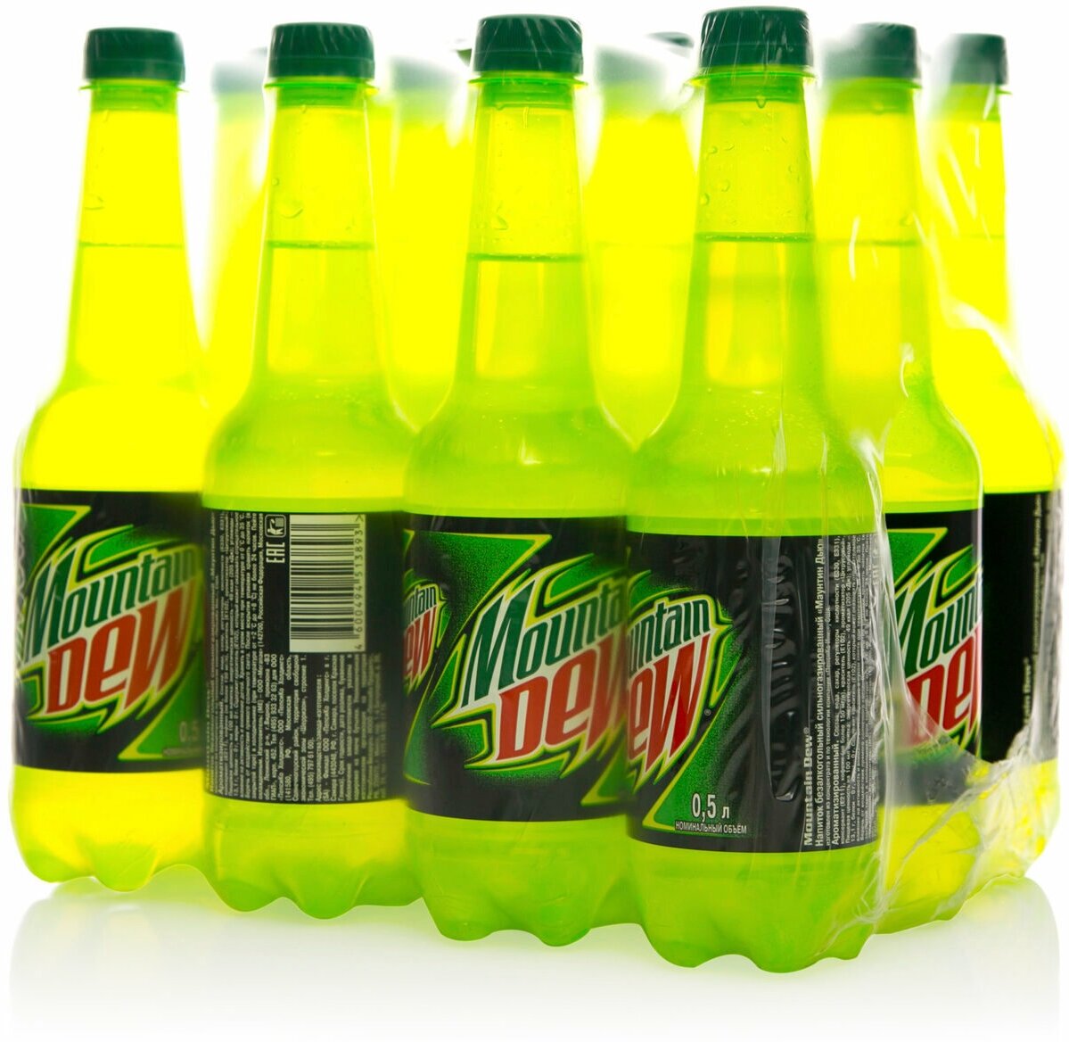 Газированный напиток Mountain Dew, 0.5 л, пластиковая бутылка, 12 шт. Импорт - фотография № 6