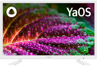 24" Телевизор Yuno ULX-24TCSW222 IPS, белый