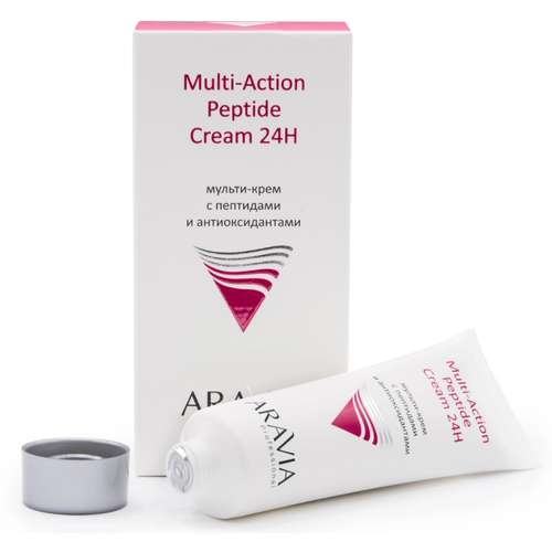 Мульти-крем с пептидами и антиоксидантным комплексом для лица Multi-Action Peptide Cream (9205), 50 мл уход за лицом aravia professional мульти крем с пептидами и антиоксидантным комплексом для лица multi action peptide cream